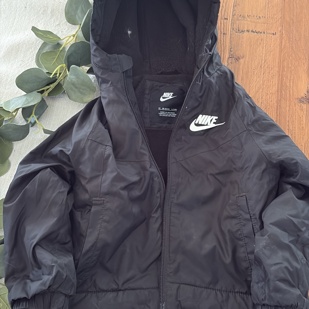 Nike Black Full-Zip Hooded Jacket